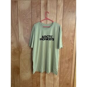 Arctic Monkeys North American Tour 2023 T-Shirt Sage Green Mens XXXL 3X Concert
